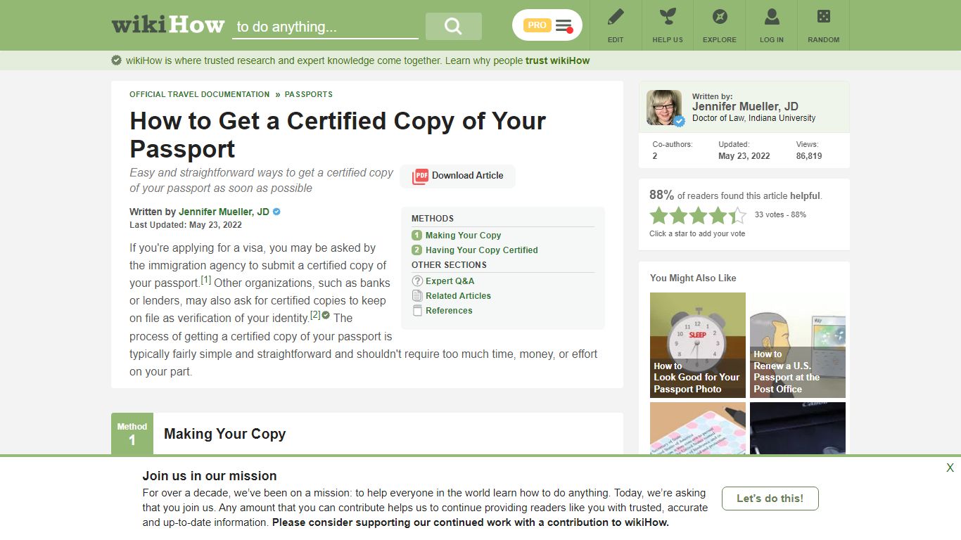 How to Get a Certified Copy of Your Passport: 8 Steps - wikiHow